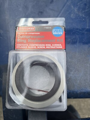 #ad 916014 Craftsman Air Compressor Cylinder Sleeve And Compression Ring Repair Kit $18.00