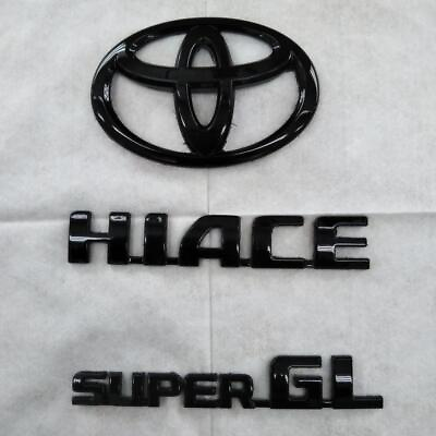 #ad Hiace Rear Gate Emblem Set Japan F4 $81.51
