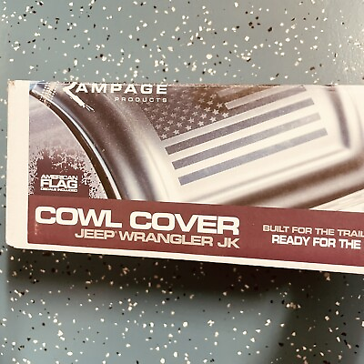 #ad Rampage 76128 USA Flag Cowl Cover Fits 07 18 Wrangler JK $69.80