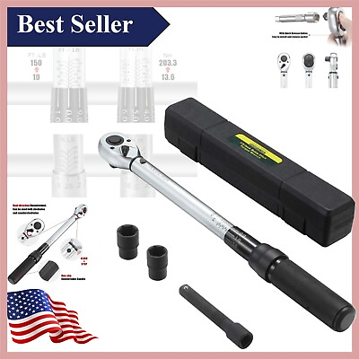 #ad High Accuracy Industrial Torque Wrench Set 10 150 ft. lb. 13.6 203.3 Nm Dur... $75.95