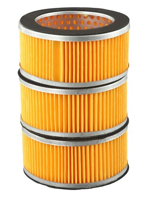 #ad 3pcs Cylinder Shape Inside Dia Air Compressor Element Filter Assembly Set Parts $17.73