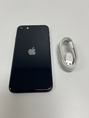 #ad Apple iPhone SE 3rd Gen 2022 64GB Unlocked Midnight Black Very Good ✅ 📲 $189.99
