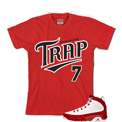 #ad Tee to match Air Jordan Retro 9 Gym Red Sneakers. Trap 7 Gym Red Tee $26.25