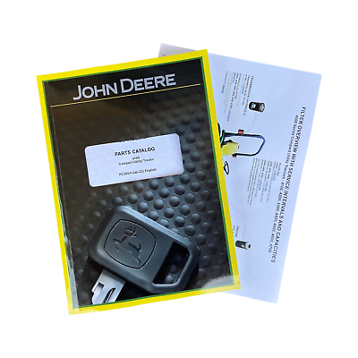 #ad #ad JOHN DEERE 4100 TRACTOR PARTS CATALOG MANUAL BONUS $89.00