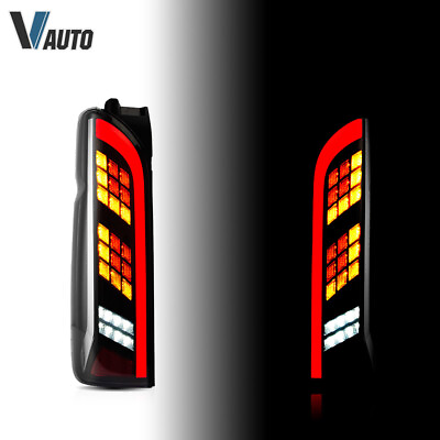 #ad For 2005 2018 Toyota Hiace LED Tail Lights Rear Lamps Sequential Indicator A Set $145.59
