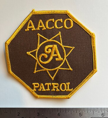 #ad AACCO Patrol Security Vintage Badge Patch C $7.99