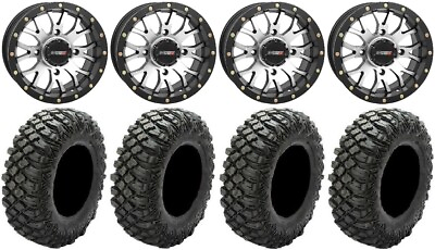 #ad System 3 ST 3 Machined 14quot; Wheels 30quot; Crawler XG Tires Polaris RZR Turbo S RS1 $1425.84