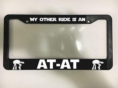 #ad My Other Ride Fans is an at at for Star Wars Imperial License Plate Frame NEW $10.49