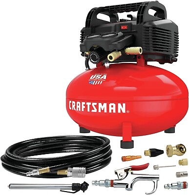 #ad #ad Air Compressor 6 GallonOil Free with 13 Piece Accessory Kit CMEC6150K $160.55