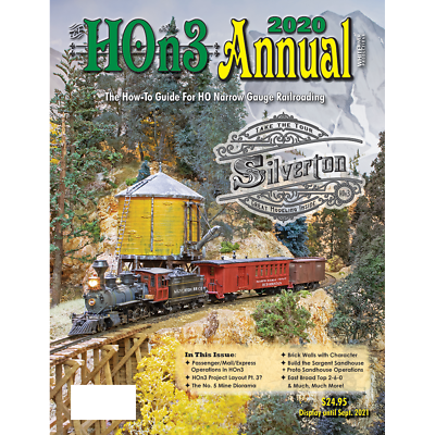 #ad 2020 HOn3 ANNUAL The How To Guide for HO Narrow Gauge Railroading NEW BOOK $22.45