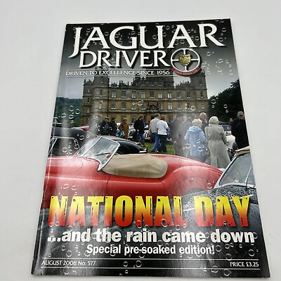 #ad Jaguar Driver Magazine August 2008 $7.99
