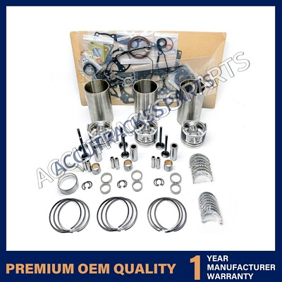 #ad Overhaul Kit Engine for Kubota D1402 Engine L2550 L2550DT L2650DT Tractor $532.00