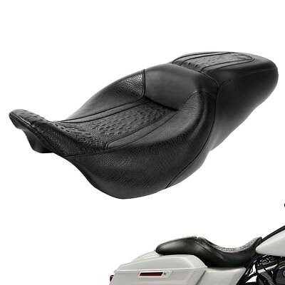 #ad Driver Passenger Seat Fit For Harley Touring Electra Street Glide 2009 2023 $280.00