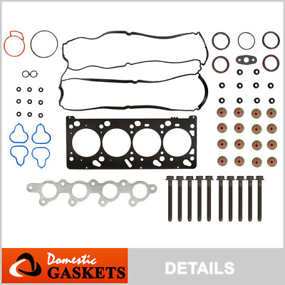 #ad Fits 00 03 Ford Focus Escape Mazda Tribute 2.0 DOHC Head Gasket Set Bolts $64.28