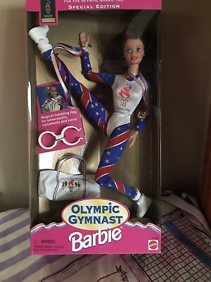 #ad Olympic Gymnast Barbie Doll Atlanta 1996 Mattel #15125 $28.00