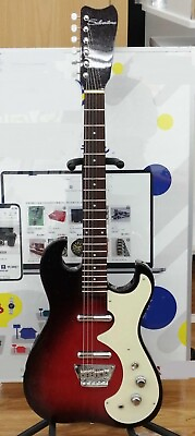 #ad SILVERTONE 1449 RSFB Used Mahogany body neck Rosewood fingerboard w Soft case $889.99