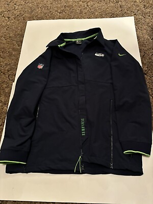 #ad Seattle Seahawks Zip Pull Over Jacket NEW Mens XL $45.00