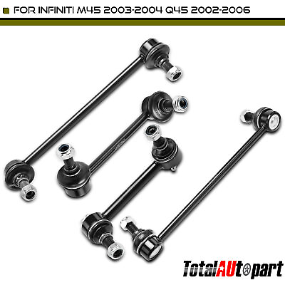 #ad 4Pcs Stabilizer Bar Link for INFINITI M45 2003 2004 Q45 2002 2006 Front amp; Rear $39.99
