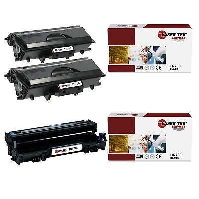 #ad 3Pk LTS TN 700 DR 700 Compatible for Brother HL 7050 7050N Toner and Drum Unit $190.99