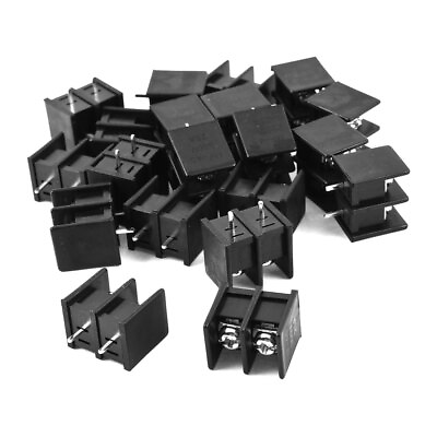 #ad 20pcs 300V 25A 10mm Pitch Pluggable PCB Mounting Plastic Screw Terminal Block $12.99