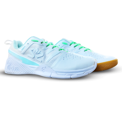 #ad SALMING Indoor Shoes KOBRA 3 for Women White Pale Blue Green $80.00