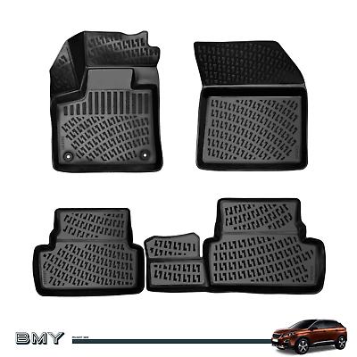 #ad For Peugeot 3008 2017 2023 Car Floor Mats Liner 3D Molded All Weather Waterproof $94.90