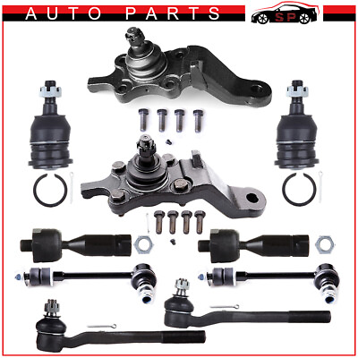 #ad 10x For 1996 2002 Toyota 4Runner Front Upper Ball Joints Sway Bar Links Tie Ends $76.84