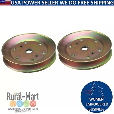 #ad 2pk Spindle Pulley 5.2quot; Husqvarna Craftsman 153535 129861 173436 177865 $14.20
