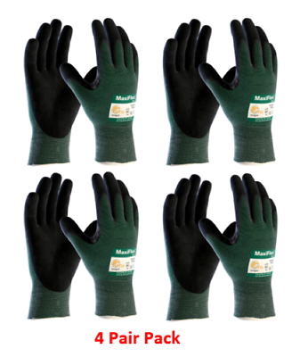 #ad PIP ATG 34 8743 MaxiFlex Green Cut Resistant Glove 4 Pair Choose LG or XL $34.95