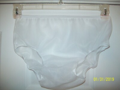#ad CLEARANCE 3 FULL LAYERS White SHEER NYLON * Granny * PANTY BUBBLE 20 30quot; SMALL $40.19