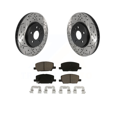#ad Front Drilled Slotted Brake Rotors Pads Kit for 2018 2020 Chevrolet Trax $126.82
