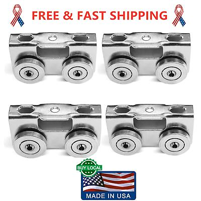 #ad 4 PACK 4 Wheel Light Duty Trolley Assembly For Use with All 1 5 8 Taller Strut $57.39