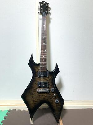 #ad B.C. Rich Electric Guitar Warlock Black Used Product Shipping From Japan $399.99