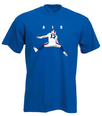 #ad Josh Allen Buffalo Bills Mafia AIR Long Short Sleeve T Shirt $18.99