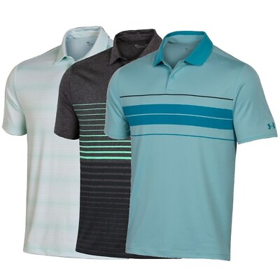 #ad NEW Mens 2021 Under Armour Assorted Golf Polos 3 Pack $225 Retail Choose Size $55.99