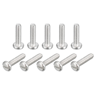 #ad 304 Stainless Steel Machine Screws 100pcs M2x8mm Slotted Pan Head Bolts AU $15.86
