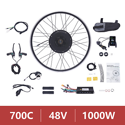 #ad 48V 1000W E Bike Conversion Kit 28 29 Inch Front Wheel amp; Hub Motor Electric Bike $219.45