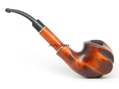 #ad Tobacco Smoking pipe quot;Expressionquot; Carved of Pear wood Great Collectible Long $44.90