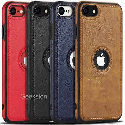 #ad For Apple iPhone 7 7s 8 Plus SE 2nd 3rd 2022 Case Slim Leather Shockproof Cover $9.49