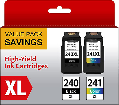#ad PG 240XL CL 241XL Ink Cartridges for Canon 240 PIXMA MG3600 MG2220 MX372 TS5120 $20.99