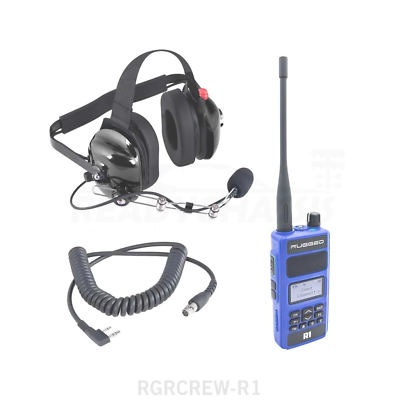 #ad Fits Radio Kit Crew Chief Spotter R1 UHF VHF CREW R1 $338.56