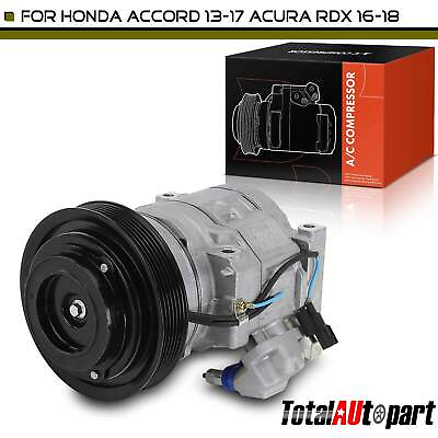 #ad A C AC Compressor for Honda Accord 2013 2017 Acura RDX 2016 2018 3.5L 10SRE18C $126.99