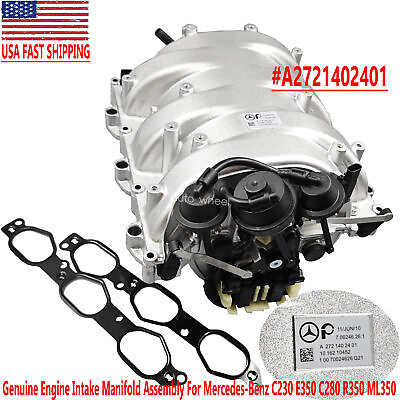#ad Genuine Engine Intake Manifold Assembly For Mercedes Benz C230 E350 C280 R350 $289.99