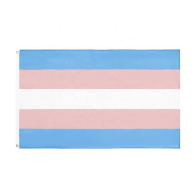 #ad PringCor Transgender Pride Flag 3x5FT Grommets LGBTQIA Trans Equal Parade LGBTQ $12.99