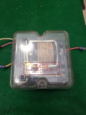 #ad Vintage Exide TVR Voltage Relay $49.99