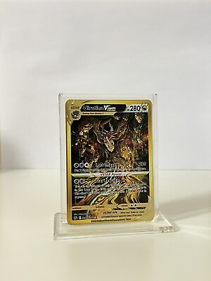 #ad Pokemon Giratina VSTAR GG69 GG70 METAL GOLD CARD Collectible Gift Display $16.50
