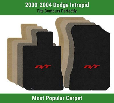 #ad Lloyd Ultimat Front Carpet Mats for #x27;00 04 Dodge Intrepid w Red on Black RT Logo $160.99