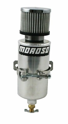 #ad Moroso Dry Sump Breather Tank Catch Can 3 8quot; NPT Female Inlet 3 1 8quot; Diameter $117.98
