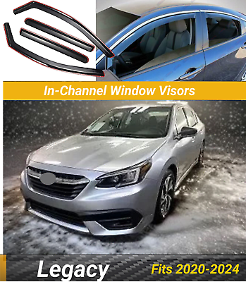 #ad For Subaru Legacy 2020 2024 In Channel Vent Window Visor Rain Guard Shade $59.99