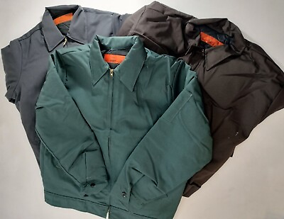 #ad EWC Coat Jacket Outdoors Indoor Work Gear Brown Green Charcoal Navy Blue NEW $23.99